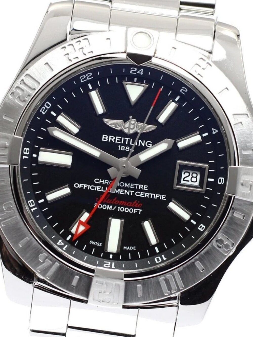 BREITLING Avenger II GMT A32390 Date black Dial Automatic Men's Watch